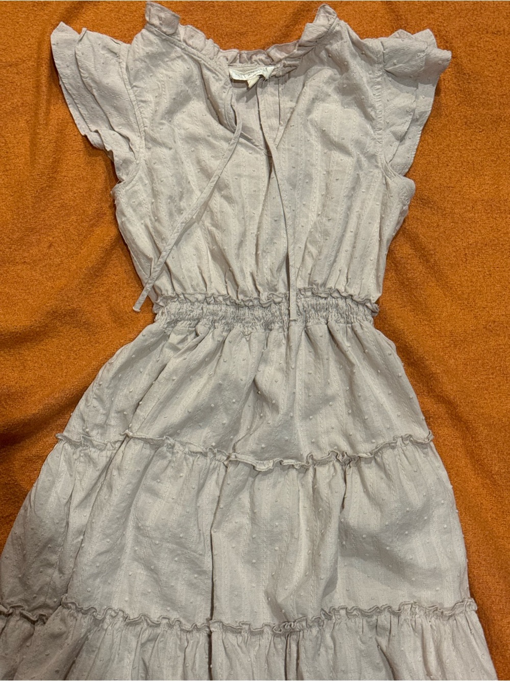 Sweet Wanderer Cream Ruffle Tiered Dress